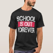 学校は永久にあります Tシャツ (正面)