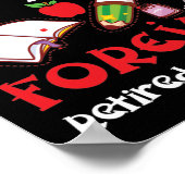 学校は永遠に先生退職した退職 ポスター (角)