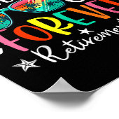 学校は永遠に退職した先生退職202 ポスター (角)