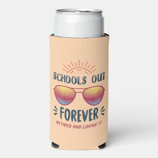 学校は永遠に退職した先生 スリム缶クーラー (Seltzer正面)