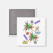 学校は磁石クールだ マグネット (正面/裏面)