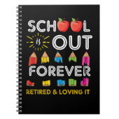 学校は絶え間なく退職した外に出て愛している ノートブック (正面)