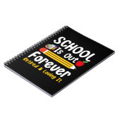 学校は絶え間なく退職した外に出て愛している ノートブック (左側)