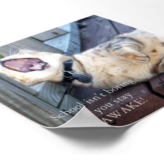 学校は退屈ではない ポスター (角)