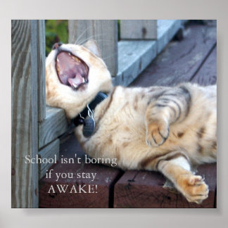 学校は退屈ではない ポスター