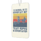 学校は重要だがチームロープは重要 カーエアーフレッシュナー (左)