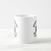 学校は重要だがバレーボールは重要だ コーヒーマグカップ (中央)