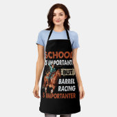 学校は重要だがバ最高のル・レースはインポ エプロン (着用した状態)