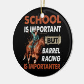 学校は重要だがバ最高のル・レースはインポ セラミックオーナメント (左)