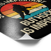 学校は重要だがホッケーは重要だ フォトプリント            (角)