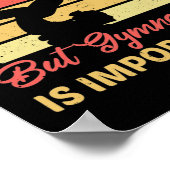 学校は重要だが体操教え体操だ ポスター (角)