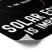 学校は重要だが太陽のEclipseは重要 ポスター (角)