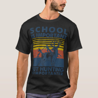 学校は重要だが狩り Tシャツ