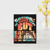 学校は重要だが競走は重要だ カード (黄色い花)