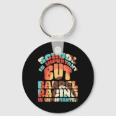 学校は重要だが競走は重要だ キーホルダー (正面)