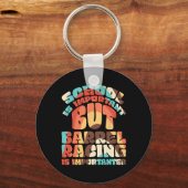 学校は重要だが競走は重要だ キーホルダー (正面)