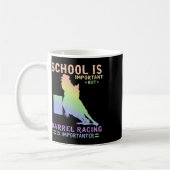 学校は重要だが競走は重要だ コーヒーマグカップ (左)