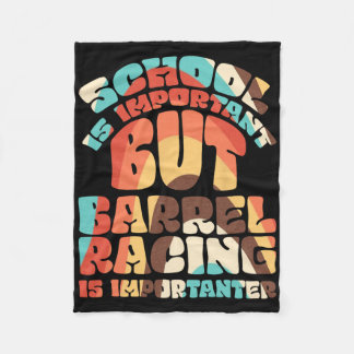 学校は重要だが競走は重要だ フリースブランケット