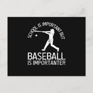 学校は重要だが野球は重要だ ポストカード
