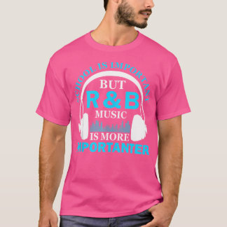 学校は重要だが、Rbの音楽は重要だ Tシャツ