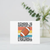 学校は重要だけど、サッカーの方がより重要 ポストカード (スタンド正面)