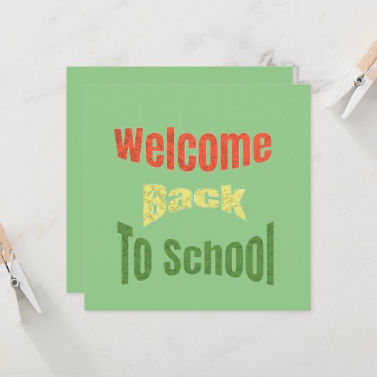 学校への復帰 カード (正面/裏面インサイチュ)