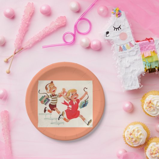 学校への方法の兄弟そして姉妹 ペーパープレート (パーティー)