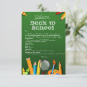 学校へようこそ カード (スタンド正面)