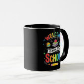 学校へようこそ キッズ 先生 はじめての登校日 マグカップ (正面右)