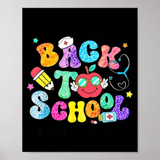 学校へようこそ スクールナース 初登校 ポスター (正面)