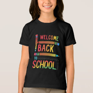 学校へようこそ トライブレンドTシャツ
