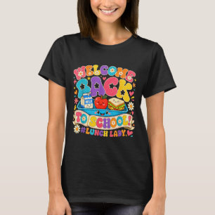 学校へ戻ろう グルーヴィーフラワーの給食のおばさん Tシャツ