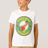 学校へ戻ろう 本の虫 Tシャツ (正面)