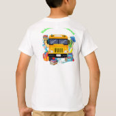 学校へ戻ろうTシャツ | かわいい学校 Tシャツ (裏面)