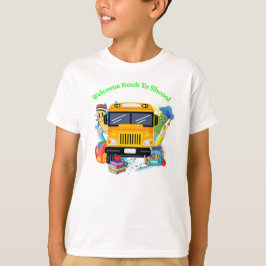 学校へ戻ろうTシャツ | かわいい学校 Tシャツ