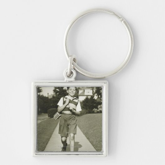 学校へ行くこと キーホルダー (正面)