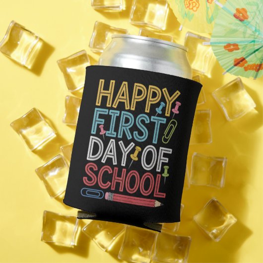 学校へ行く日 学校再開 おめでとう 缶クーラー (インサイチュ 夏)