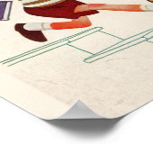 学校へ行く途中の兄妹 ポスター (角)