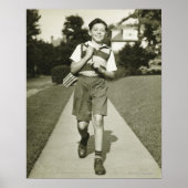 学校へ行く ポスター (正面)