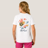 学校へ行こう 子供Tシャツ Tシャツ (裏面フル)