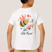 学校へ行こう 子供Tシャツ Tシャツ (裏面)