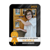 学校またはアカデミックランダム達成写真 マグネット (縦)