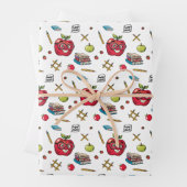 学校をテーマにした包装紙 ラッピングペーパーシート (インサイチュ)