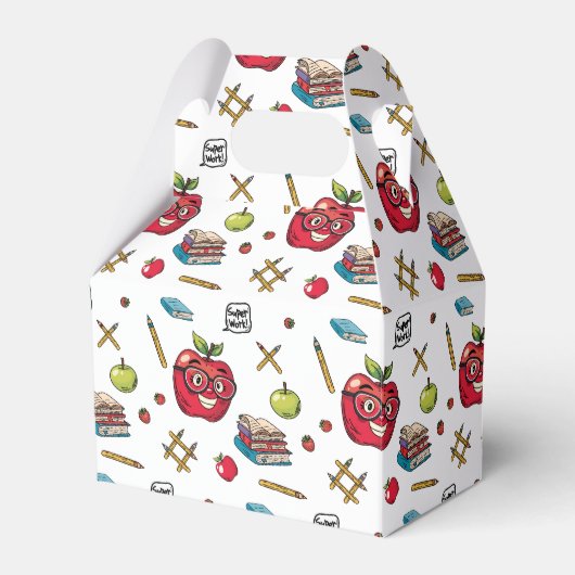 学校をテーマにした愛玩箱 フェイバーボックス (正面サイド)