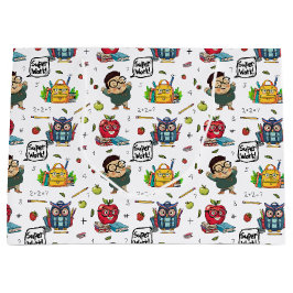 学校をテーマにした抱き枕 ラージペーパーバッグ