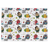 学校をテーマにした抱き枕 ラージペーパーバッグ (裏面)