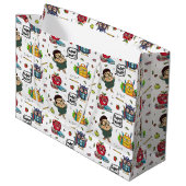 学校をテーマにした抱き枕 ラージペーパーバッグ (正面アングル)