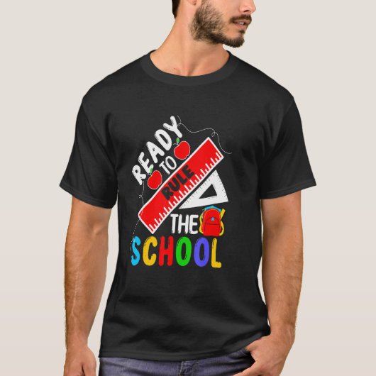 学校を治める準備ができている Tシャツ (正面)