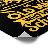 学校を運転する老人を決して過小評価しない ポスター (角)