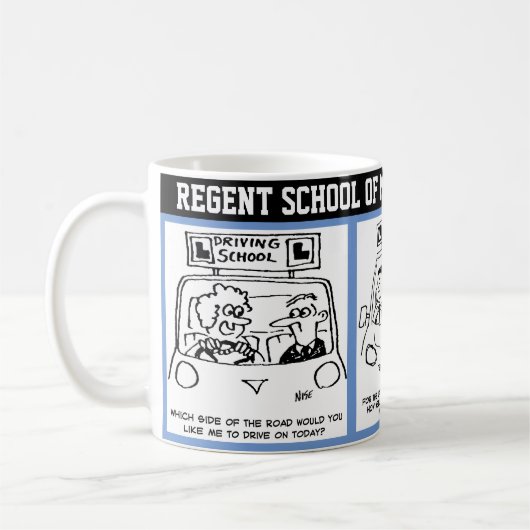 学校を運転する。3学校の漫画を運転する。 コーヒーマグカップ (左)